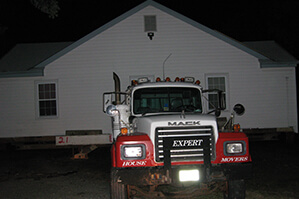 truck moving house